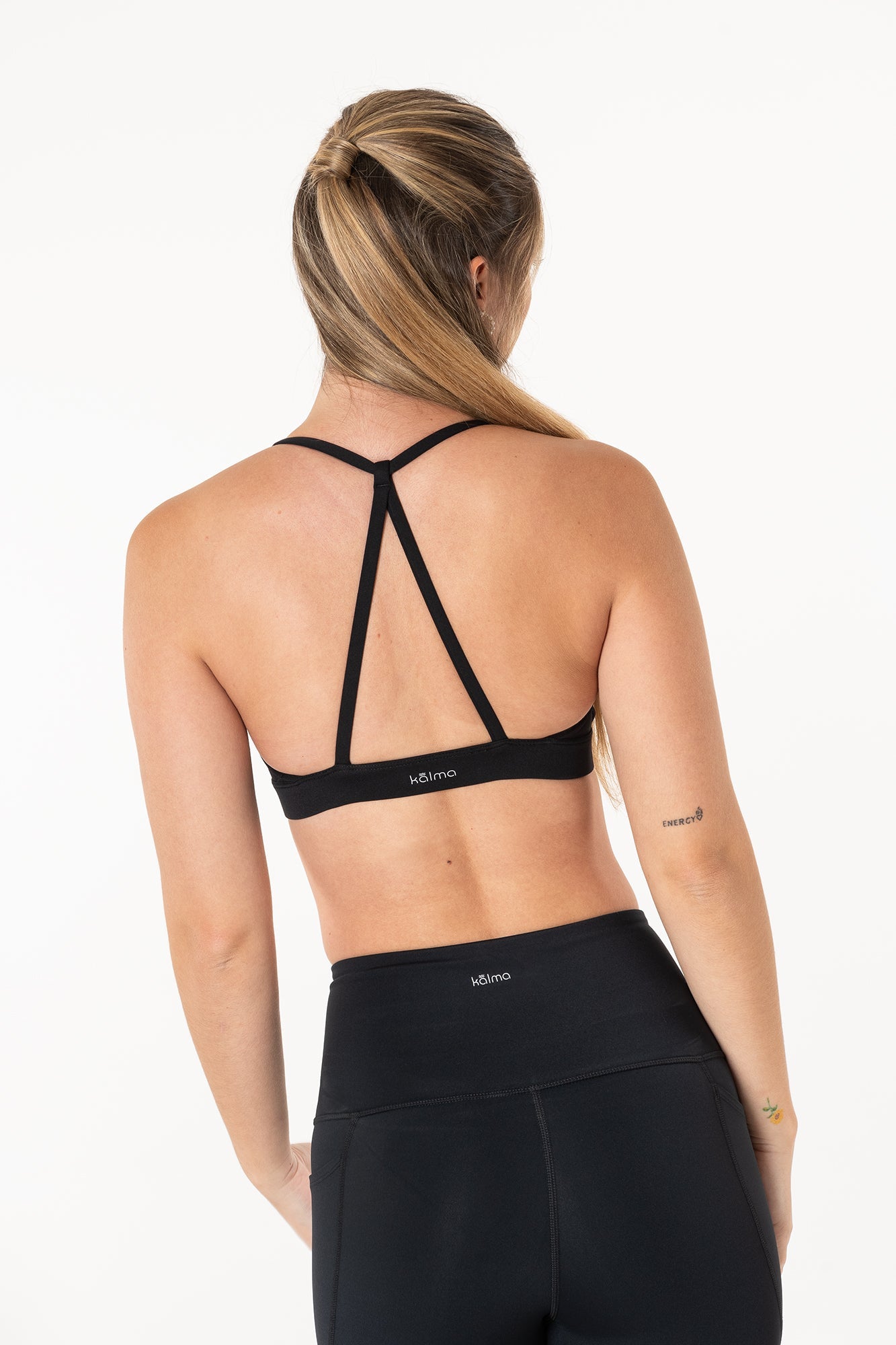 Crop Top Everest Black - kalmayoga