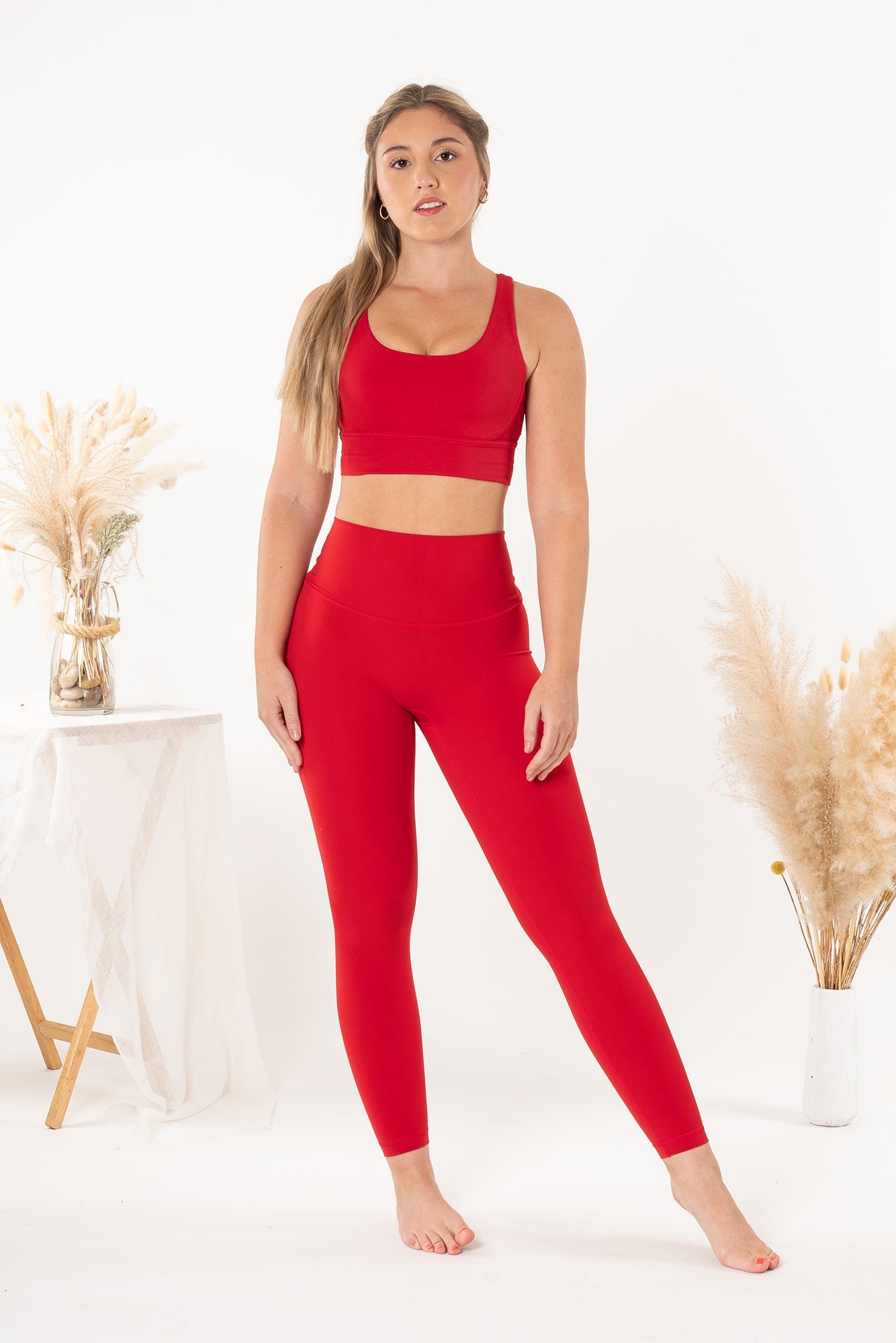 Leggings 7/8 Bali Seamless Cherry - kalmayoga